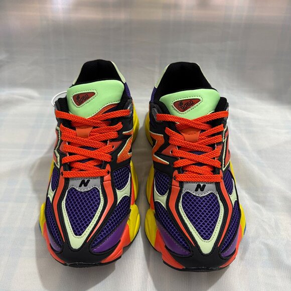 New Balance NB 9060 Prism Purple Mesh Low Top Sneakers - Picture 1 of 6